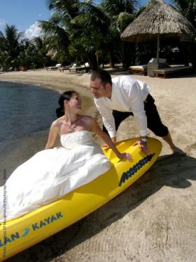 Beach wedding at The Placencia Residences and Hotel, Placencia, Belize – Best Places In The World To Retire – International Living